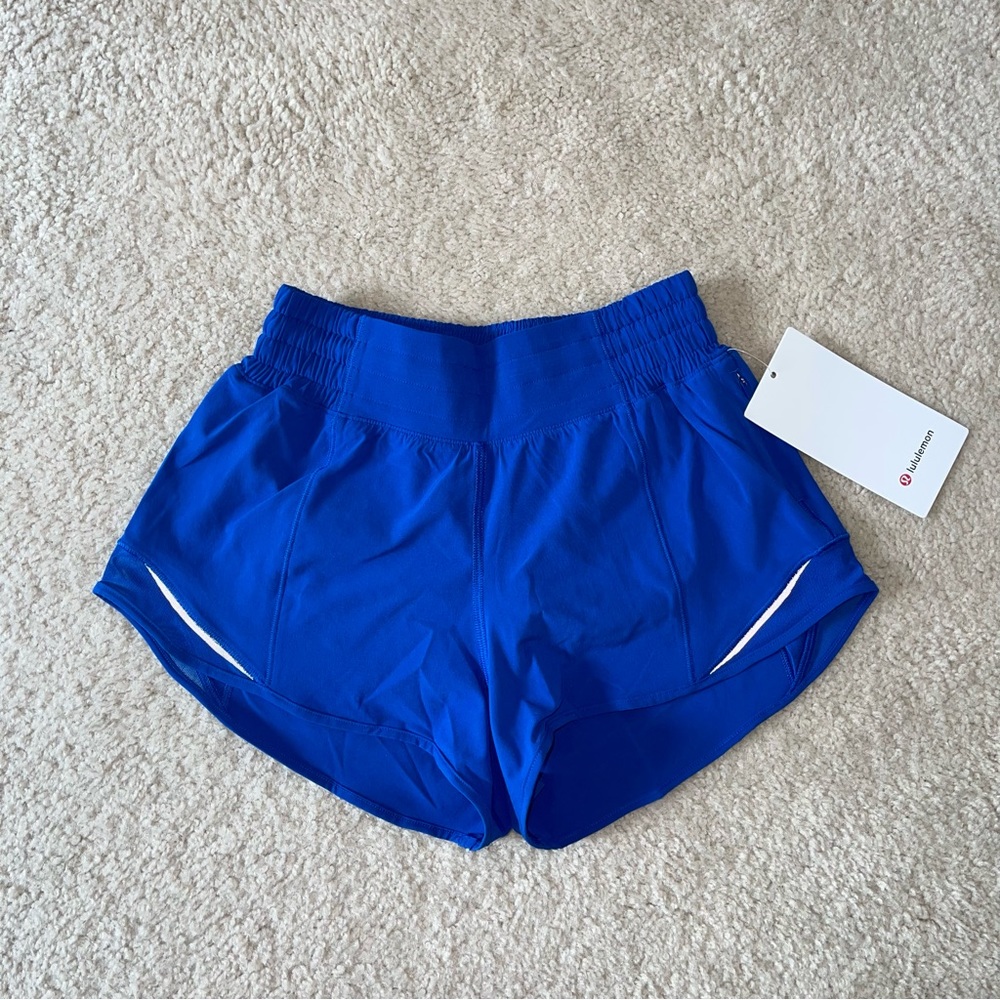 Lululemon Hotty Hot High-Rise Shorts Symphony Blue
